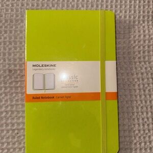 Moleskine Bright Green Ruled Notebook